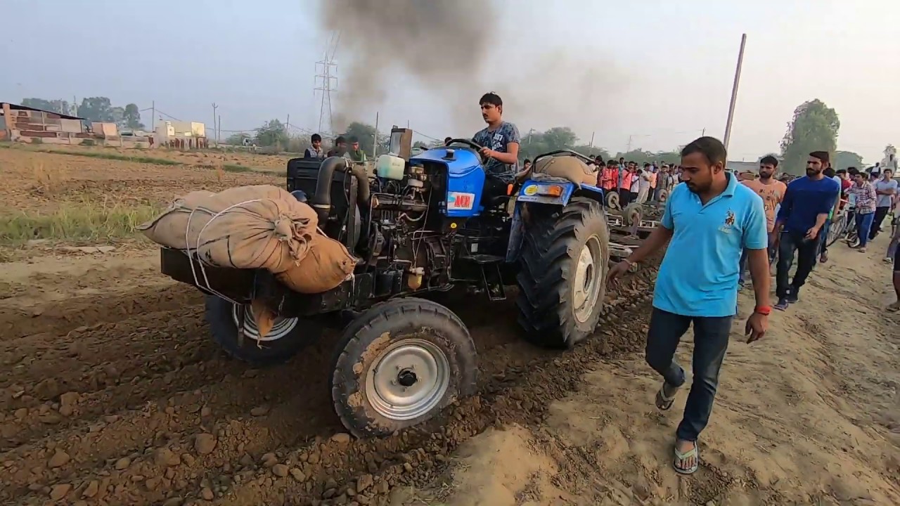 ACE 6565 tractor again performance with 3 harrow in kakroi competition