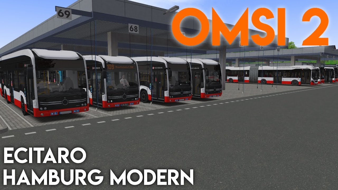 Mit dem ECitaro durch Hamburg | Let's Play Omsi 2 #092