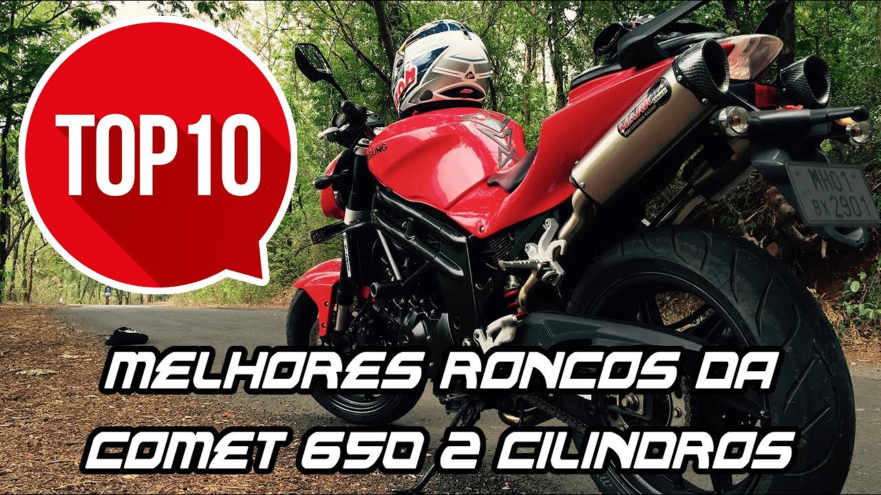 comet 650 - TOP 10 MELHORES RONCOS DA 2 CILINDROS