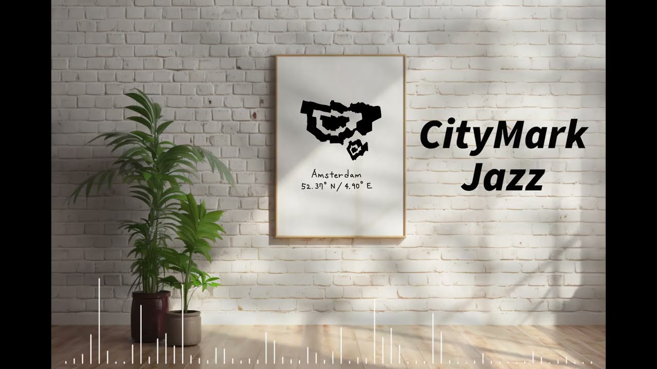 Amsterdam CityMark Jazz | Calm Jazz for Studying, Working & Deep Focus | 1 Hour