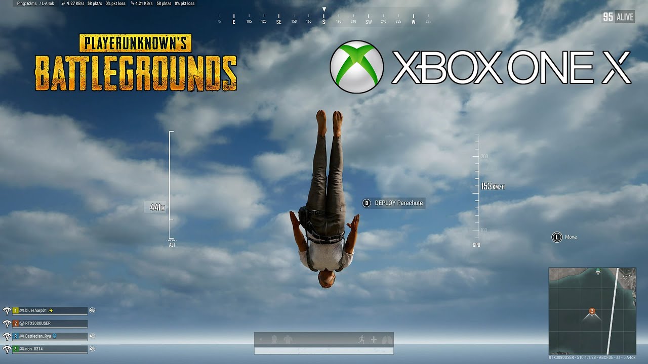 PlayerUnknown's Battlegrounds / XBOX ONE X 4K30 gameplay