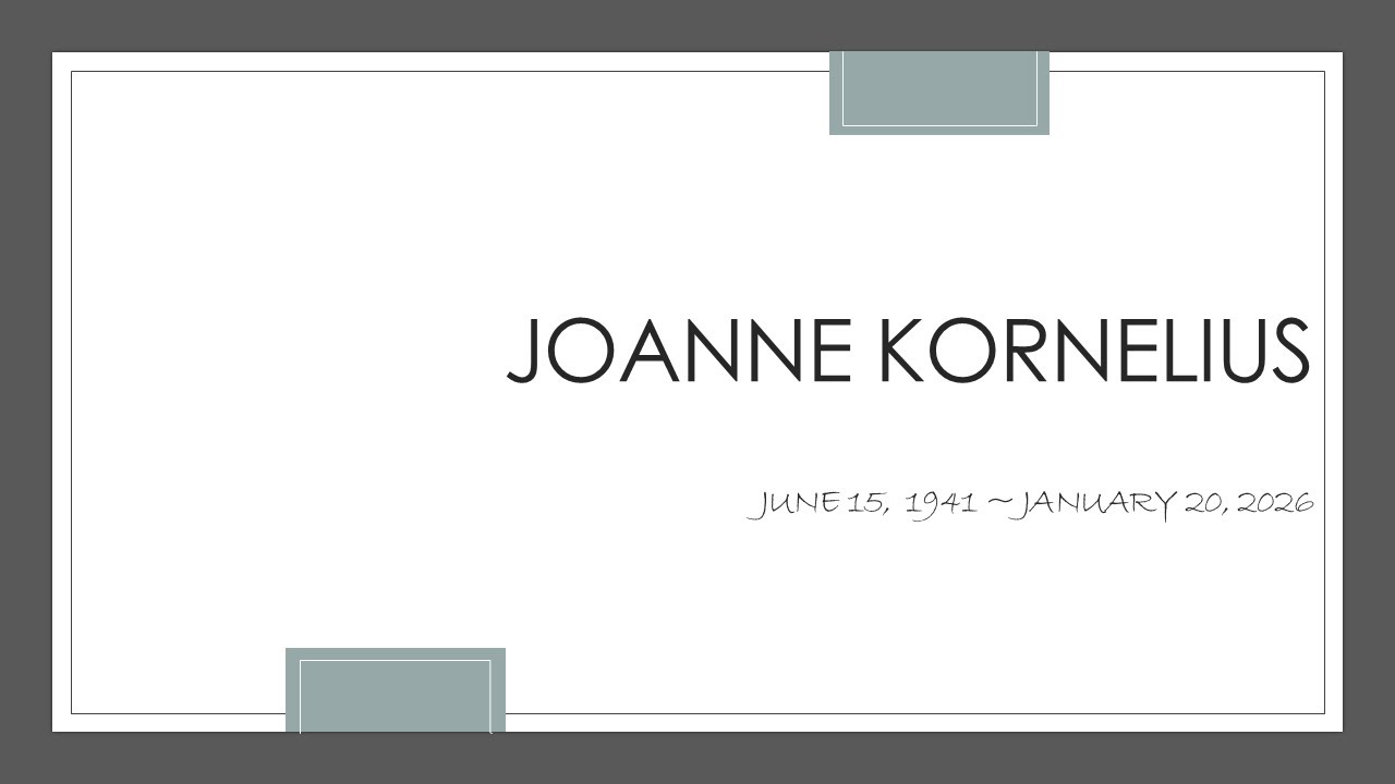 Joanne Kornelius