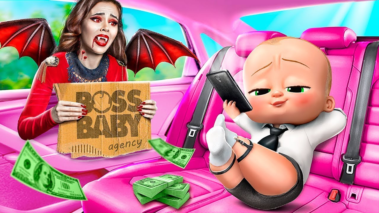 Das BOSS BABY Besitzt eine Adoptionsagentur! Die Meerjungfrau und Vampir haben Baby Boss Adoptiert