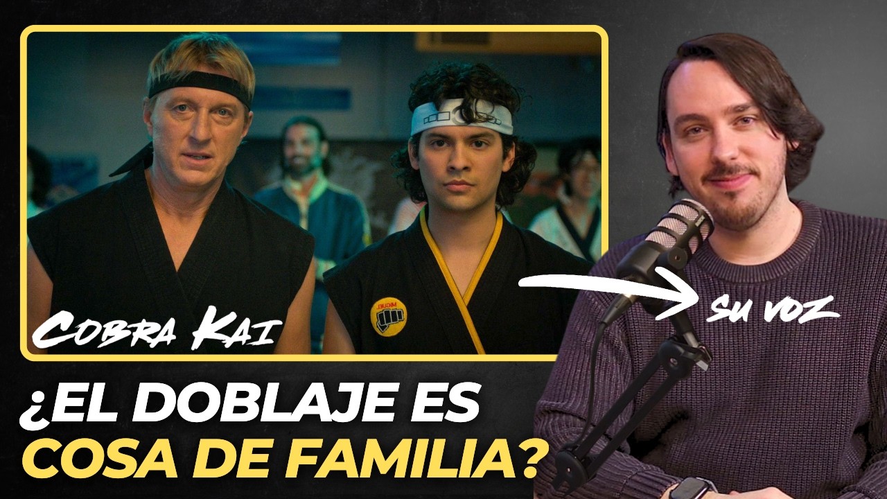 ¿HAY NEPOTISMO EN EL DOBLAJE? La Voz de Miguel Díaz en Cobra Kai lo Revela | Iván Priego Posada