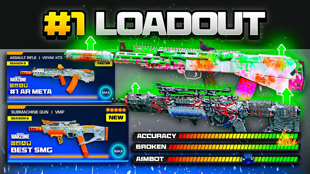 the NEW *BROKEN* #1 META LOADOUT in Warzone after the NEW UPDATE! (Best VMP and VOYAK Class)