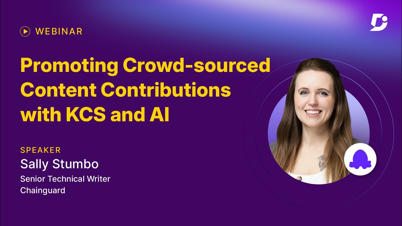 Promoting Crowd-sourced Content Contributions with KCS and AI | Document360 Webinar