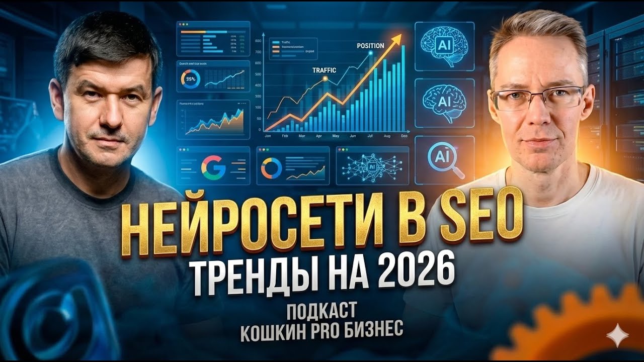 SEO тренды на 2026 год. Продвижение в эпоху нейросетей. Подкаст K110