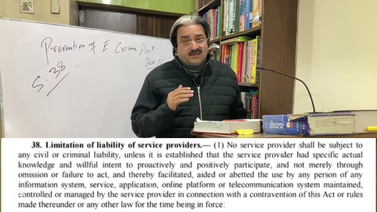 S.38 of The prevention of electronic crime Act,2016(PECA) #kung 