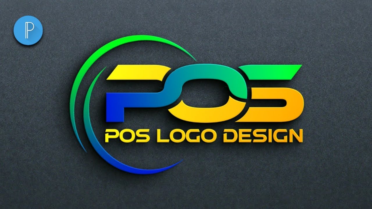 POS logo design | pixellab logo design | pixellab editing | professional logo tutorial