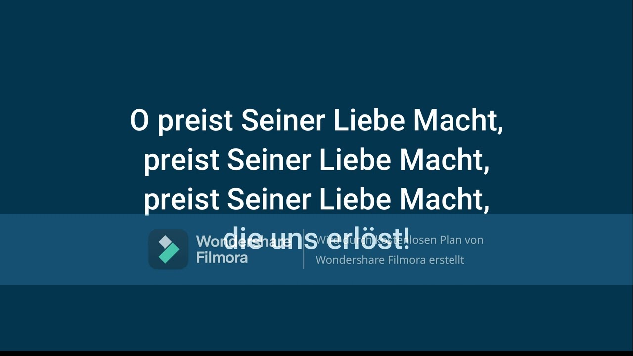 Welch Glück ist's, erlöst zu sein | Loblieder | Heilslieder