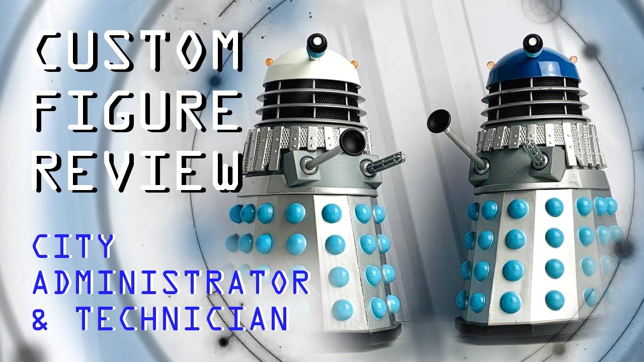 Doctor Who Custom Figure Review – City Administrator & Chief Technician Daleks (60’s novelisations)
