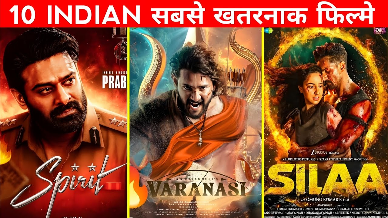Top 10 Biggest Upcoming Indian Movies 2026/27 | Upcoming Action Bollywood & South Films, Varanasi 
