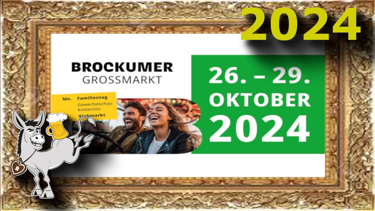 Rundgang über das Volksfest | Brockumer Großmarkt | Brockum | 2024