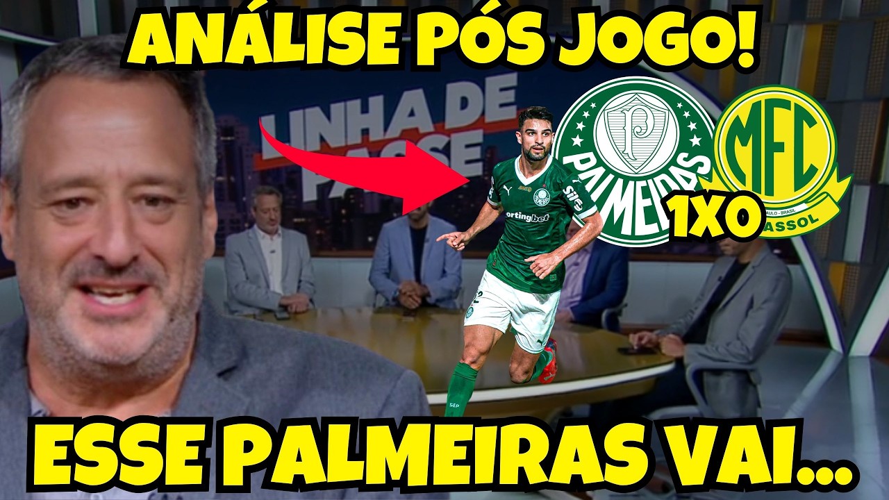 💥 PALMEIRAS 1x0 MIRASSOL - OLHA OQUE ELES FALARAM ANÁLISE LINHA DE PASSE - NOTICIAS DO PALMEIRAS