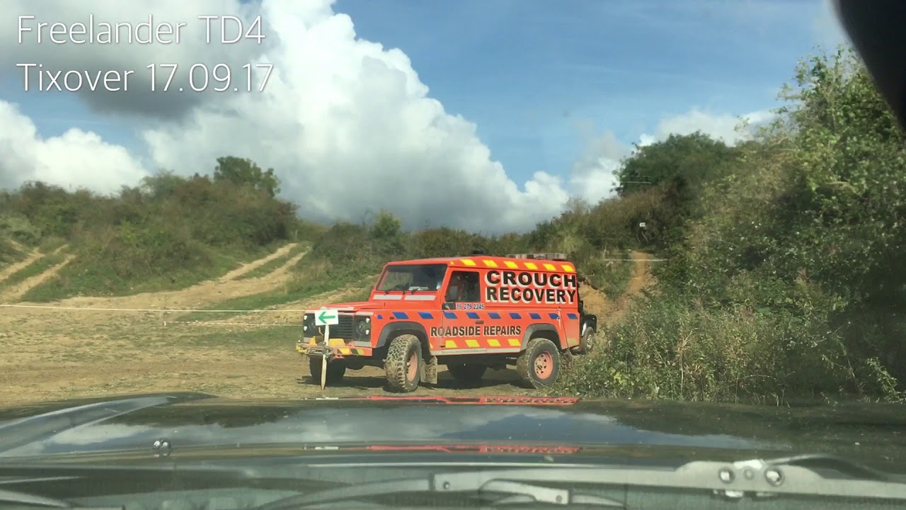 Freelander TD4 off-roading @ tixover quarry