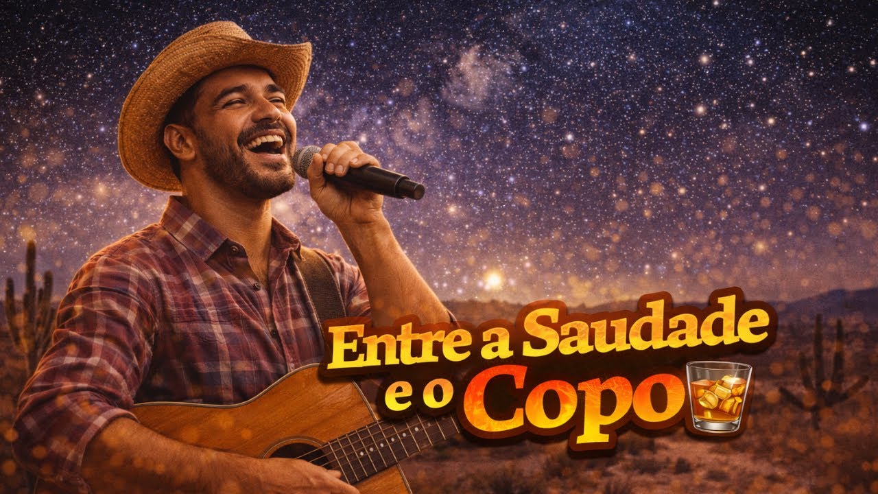 Entre a Saudade e o Copo - Nova Música Sertaneja - (Música Original)