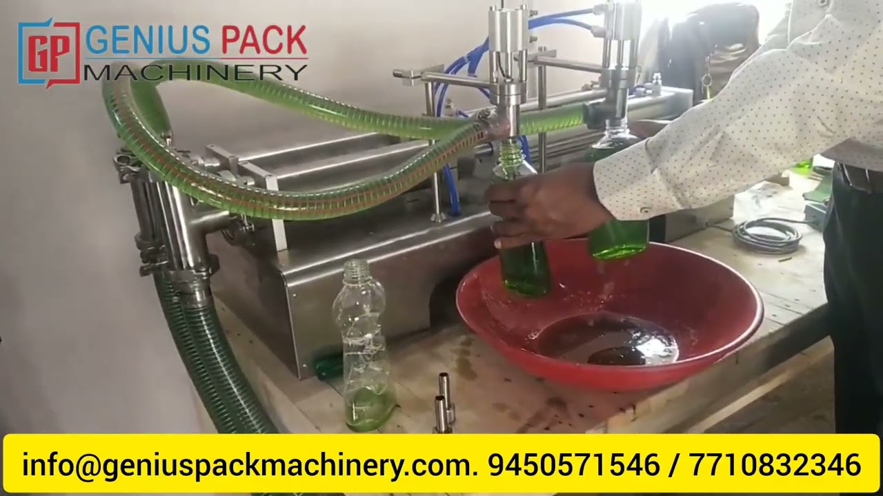 Dish Wash Filling Machine 100 to 1000 ml liquid Filling Machine