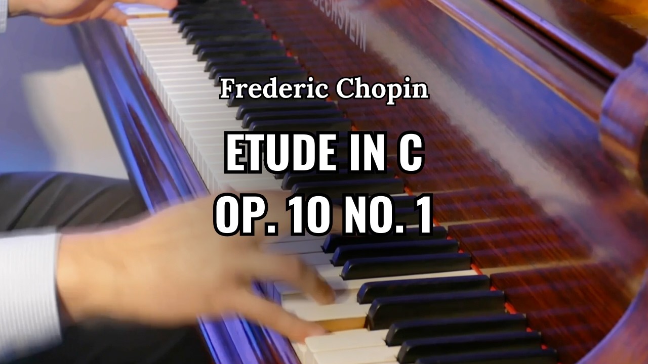 Chopin Etude in C Op 10 No 1 #piano #pianomusic #classicalmusic