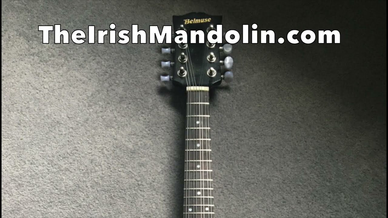 The Merry Blacksmith REVISITED - a reel in D Major tabbed for mandolin and played by Aidan Crossey