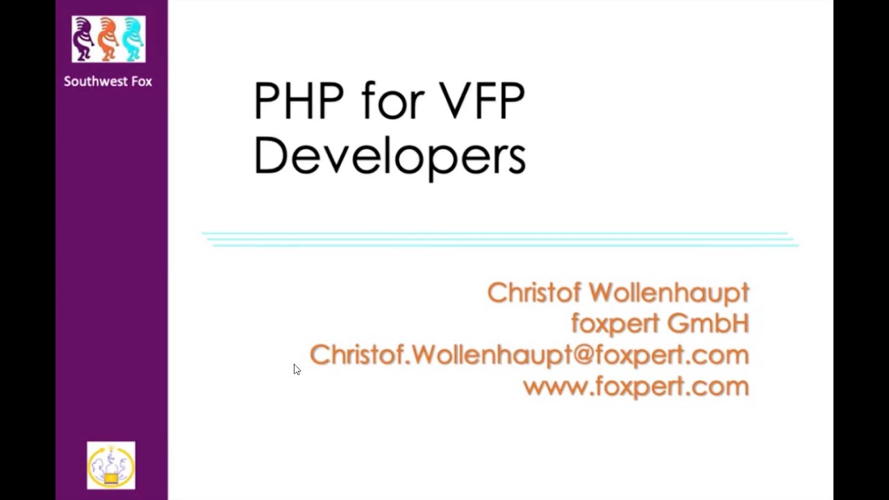 PHP for VFP Developers