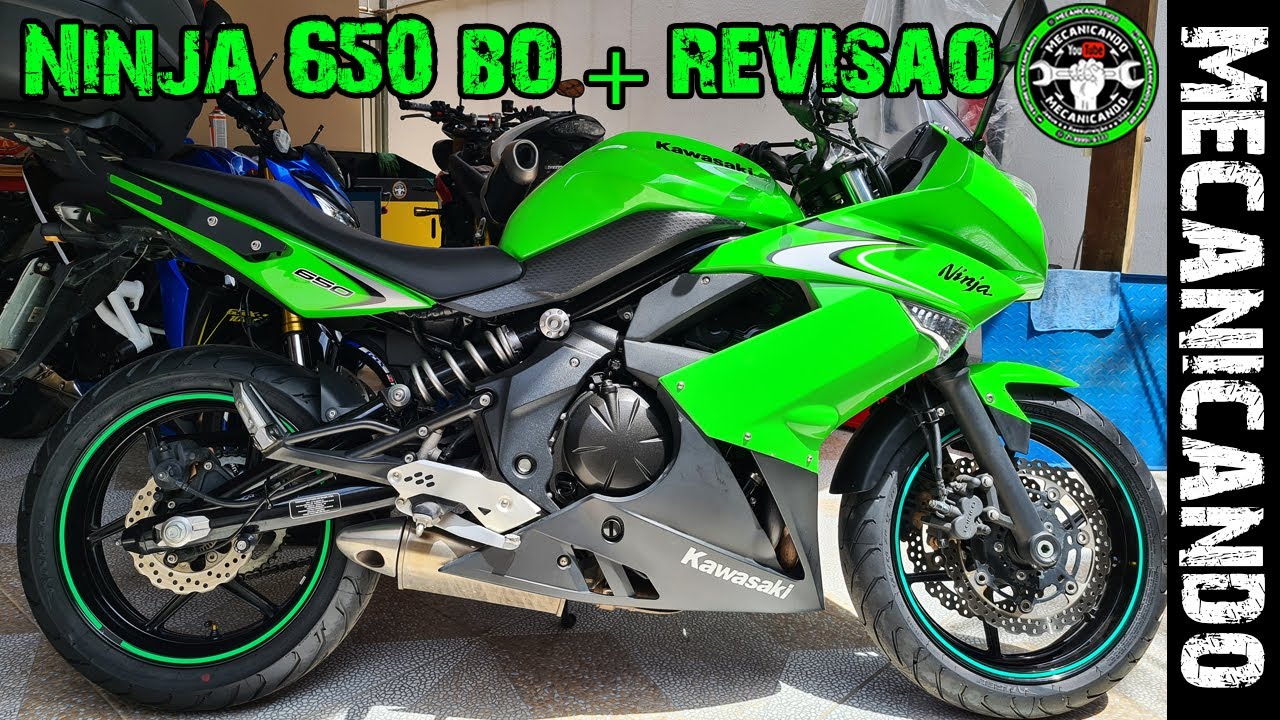 KAWASAKI NINJA 650 SOLUÇÃO DO APAGÃO + REVISÃO + TROCA DE PNEUS - MECANICANDO MOTOS