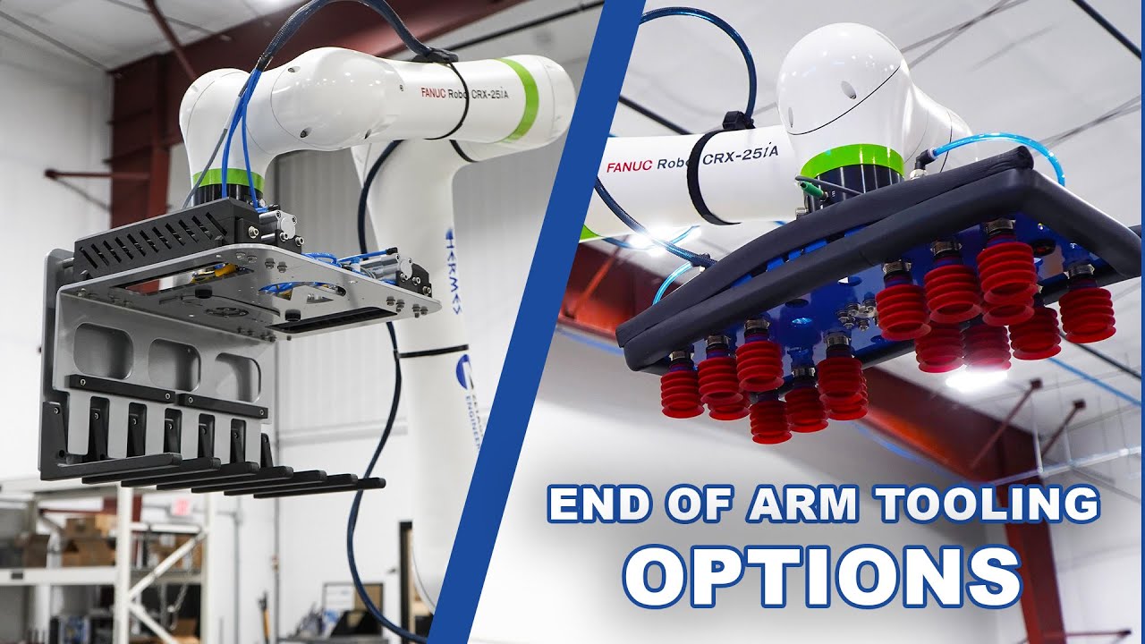 FANUC Mobile Cobot Palletizer End of Arm Tooling Options | Hermes Mobile Cobot