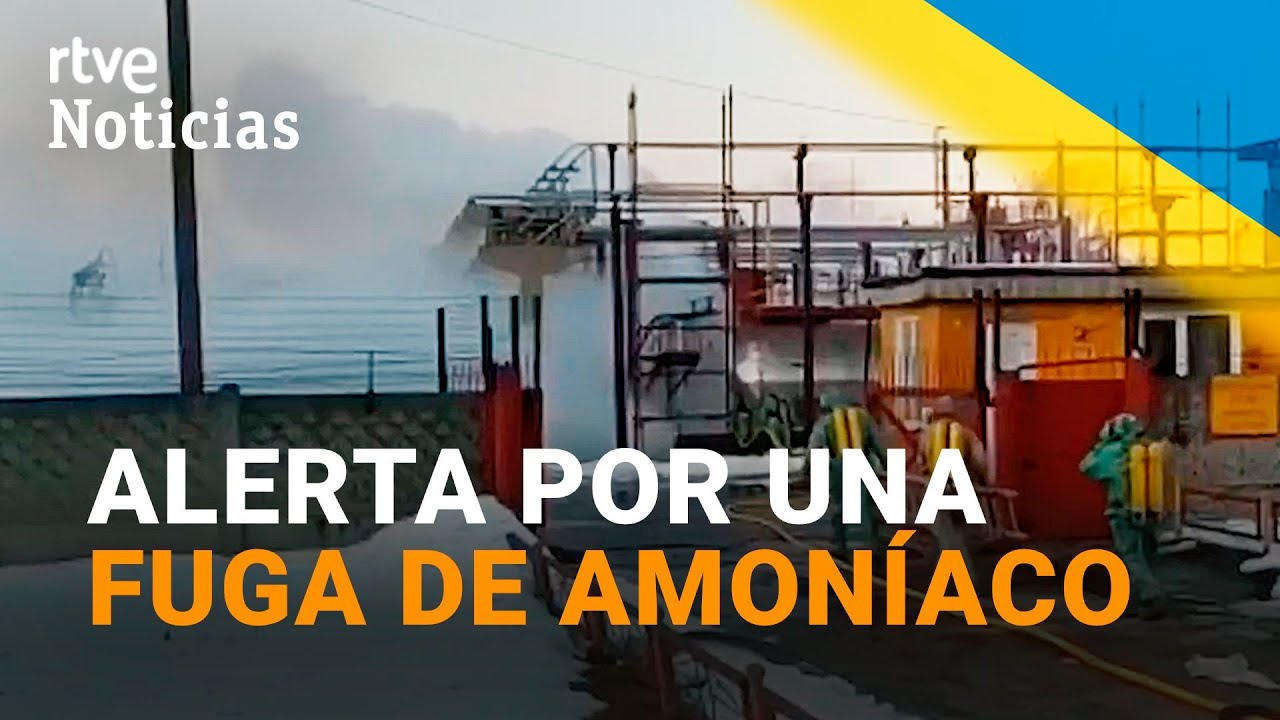 GUERRA UCRANIA: UCRANIA culpa a RUSIA de causar una FUGA DE AMONÍACO en SUMY | RTVE Noticias