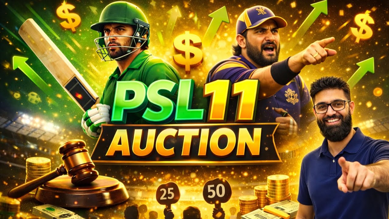 PSL 11 Auction // Teams are assembled