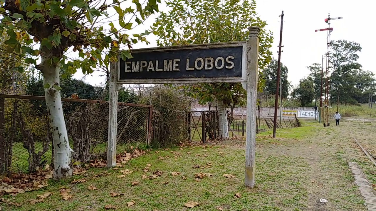 Estación Empalme Lobos II vías Bolívar y Navarro