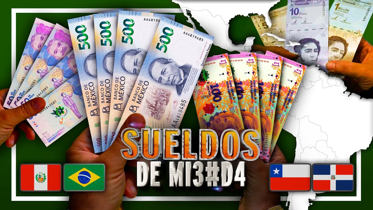 Los 10 SUELDOS MÁS BAJOS de América Latina