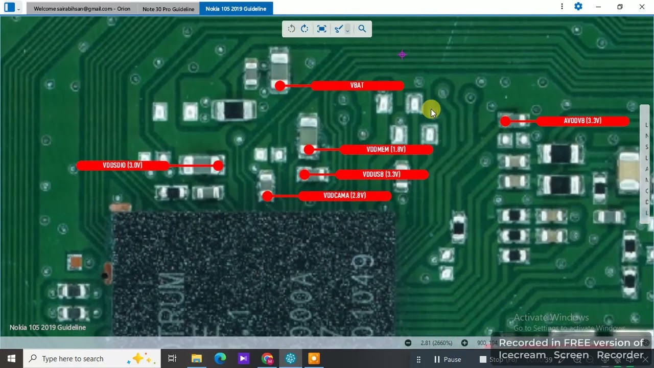 Nokia 105 2019 All Input Output Voltages For Dead Phone Solution | Full Hardware Repair Guide
