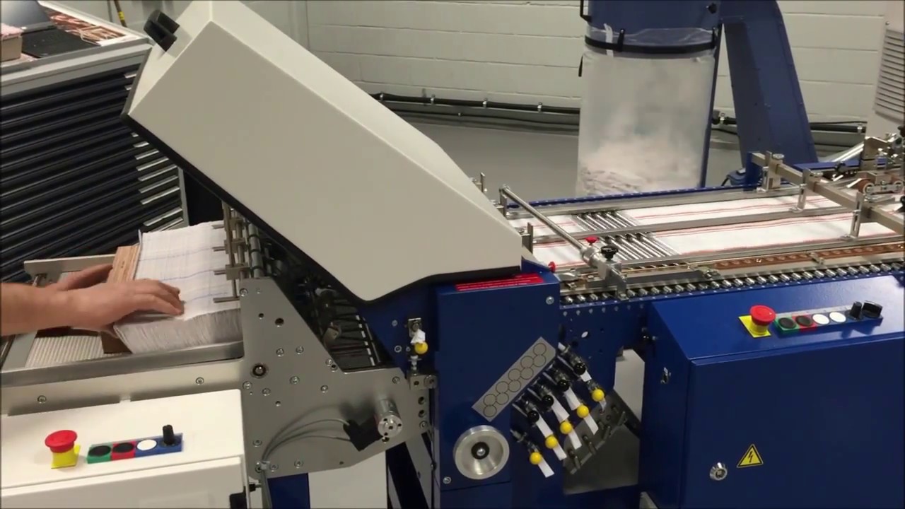 4 Stream PI produced on a roll fed MBO SVC sheeting with inline miniature folder