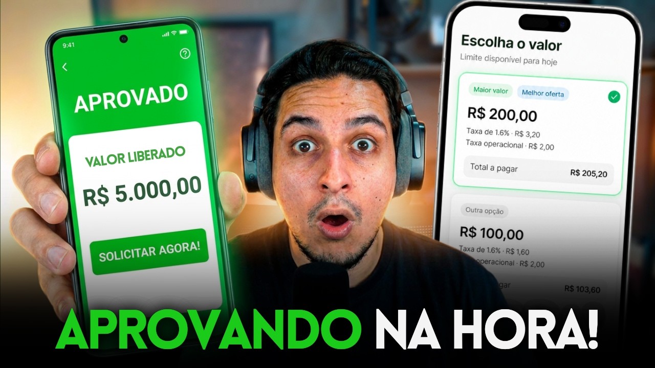 Novo Empr&eacute;stimo Aprovando Na Hora! Aprova At&eacute; Nome Sujo Com Score Baixo | Veja Como Pedir o Seu