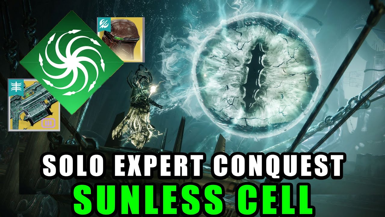 Solo Expert Conquest: The Sunless Cell- Deimosuffusion Strand Warlock Build [Destiny 2 Renegades]