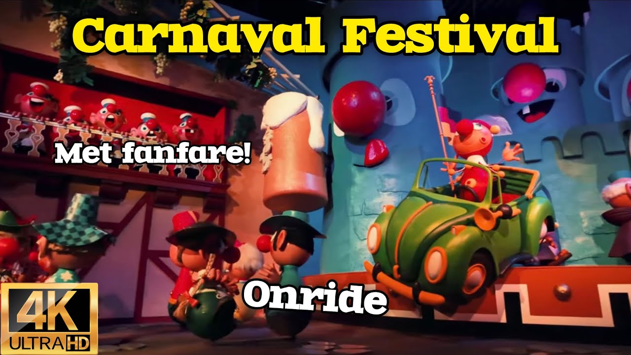 [#Efteling] 🔴 CARNAVAL FESTIVAL ~ ONRIDE 2026 (4K)