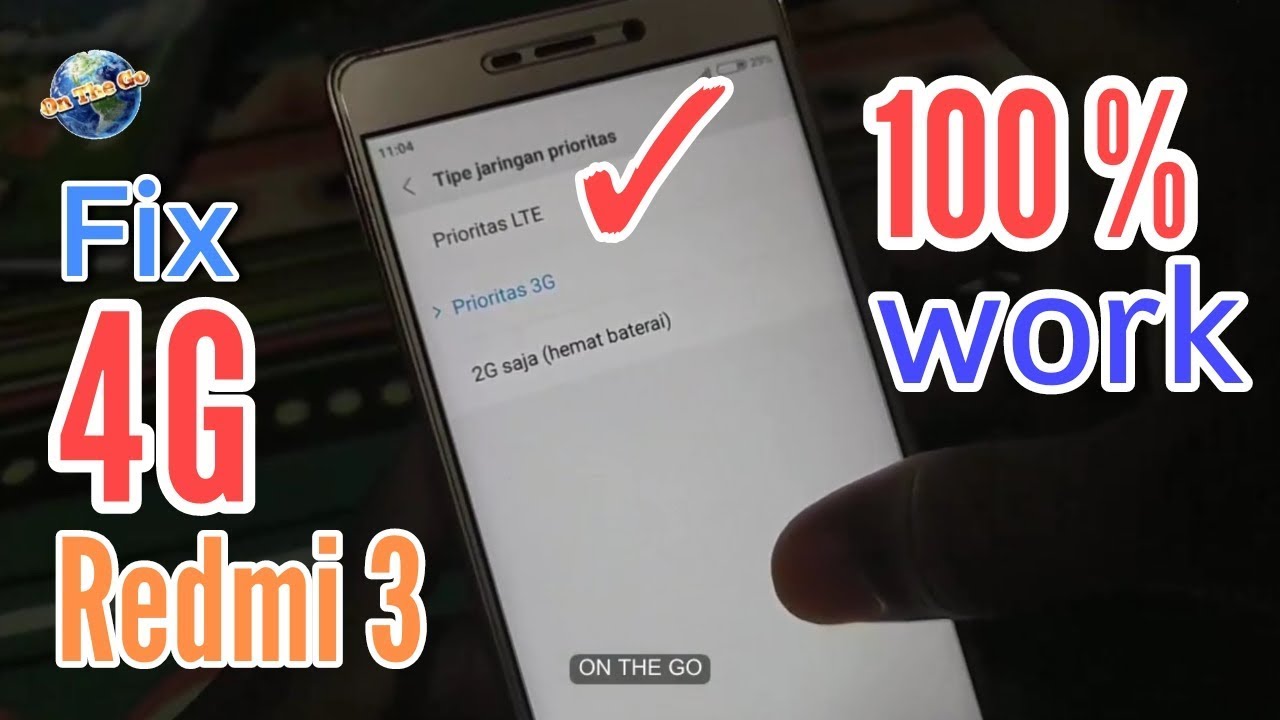 Mengembalikan Sinyal 4G yang hilang Hp REDMI 3 setelah update MIUI