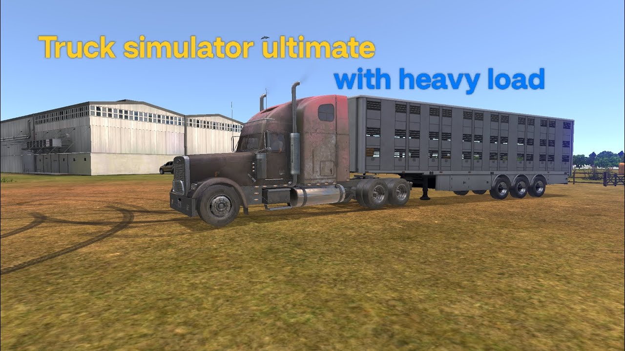 Heavy load and animals transport || truck simulator ultimate 