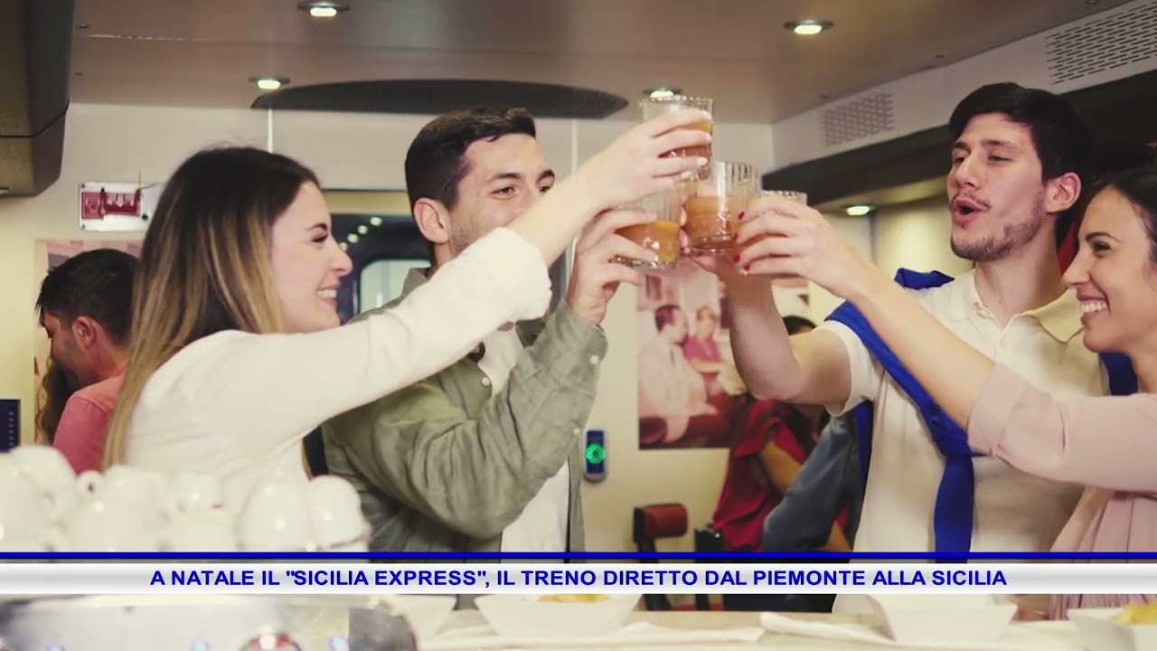 A NATALE IL SICILIA EXPRESS, IL TRENO DIRETTO DAL PIEMONTE ALLA SICILIA