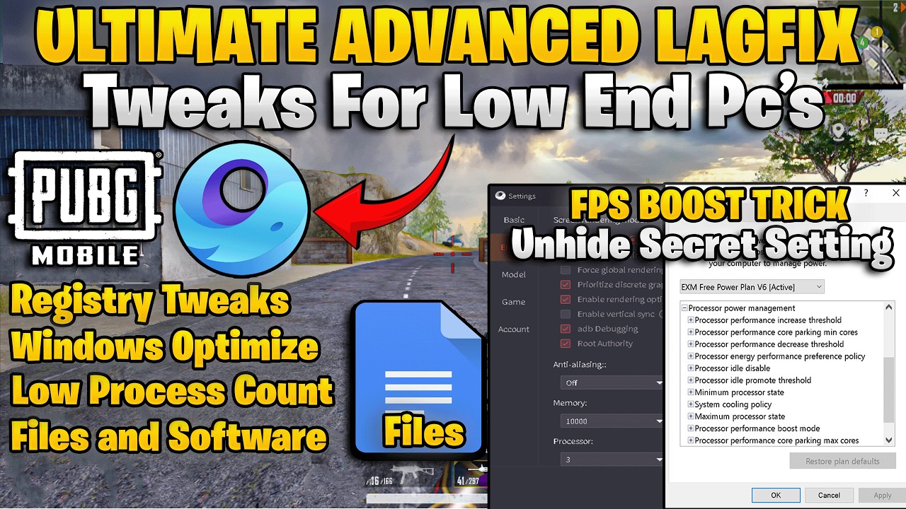 GameLoop 4.2 Update: Permanent Lag Fix for Low End PC (2026) | 120 FPS PUBG Mobile Settings 🚀