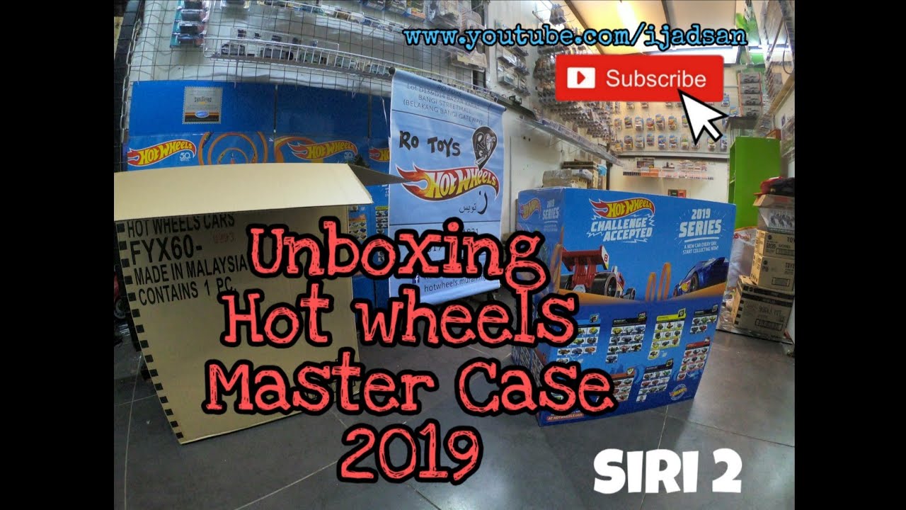 HOT WHEELS MASTER CASE 2019 - UNBOXING - SIRI 2