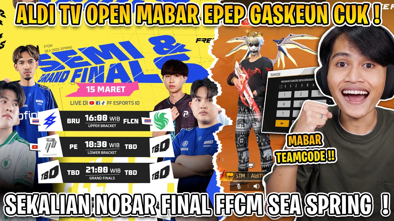 MABAR NUNGGU MAGRIB !! SAMBIL NOBAR FINAL FFCM 😎🔥