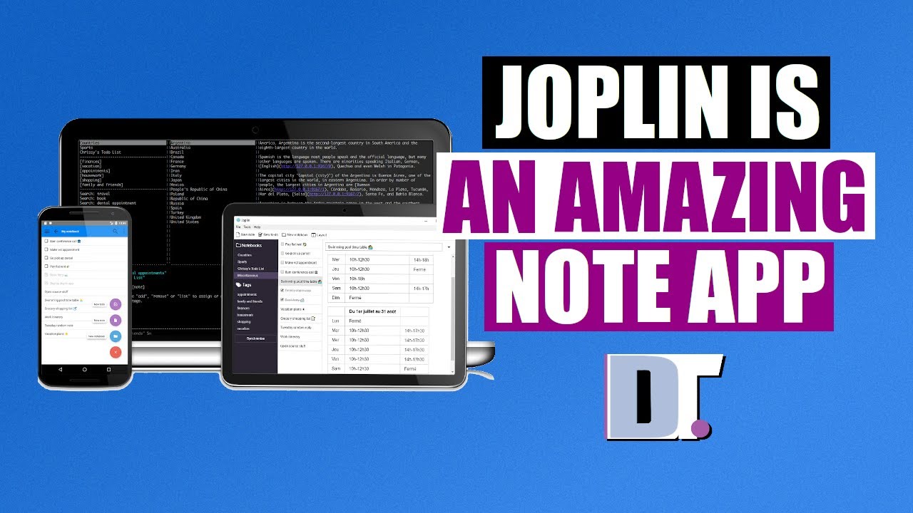 Joplin — альтернатива Evernote с открытым исходным кодом