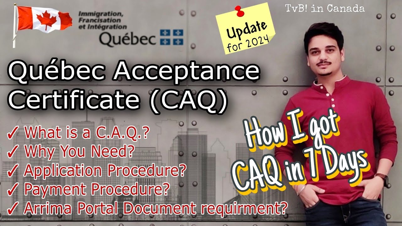 Step by Step How to apply Qu&eacute;bec CAQ  for 2024 Arrima Portal | International Student | TvB in Canada