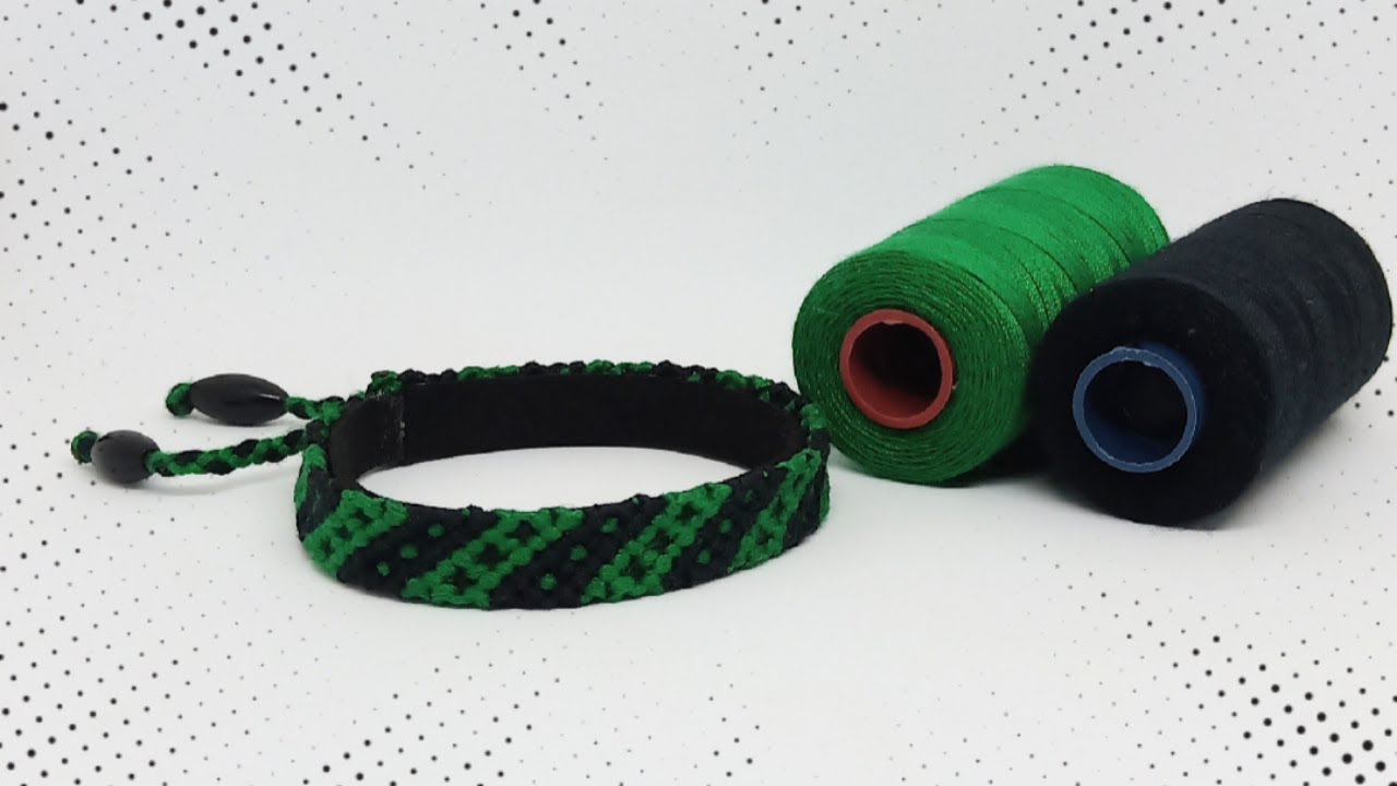 CARA MEMBUAT GELANG DARI BENANG JAHIT #30
