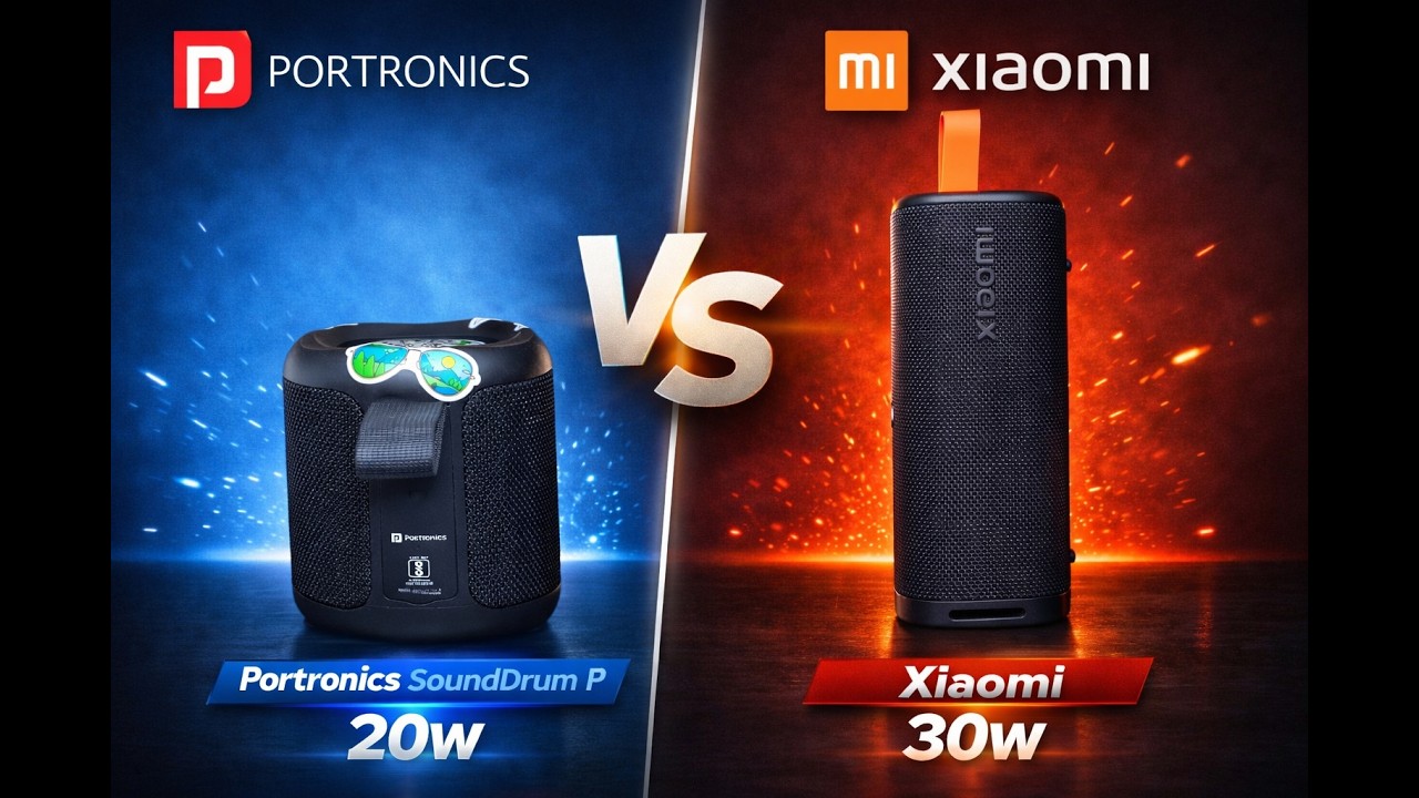 20W vs 30W Speaker Battle! Xiaomi vs Portronics – Who Wins?😱🔊#comparison #xiaomi #portronics #yt #mi