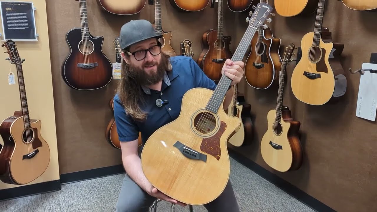 The new Taylor 314ce Studio! The lowest price solid wood Taylor available.