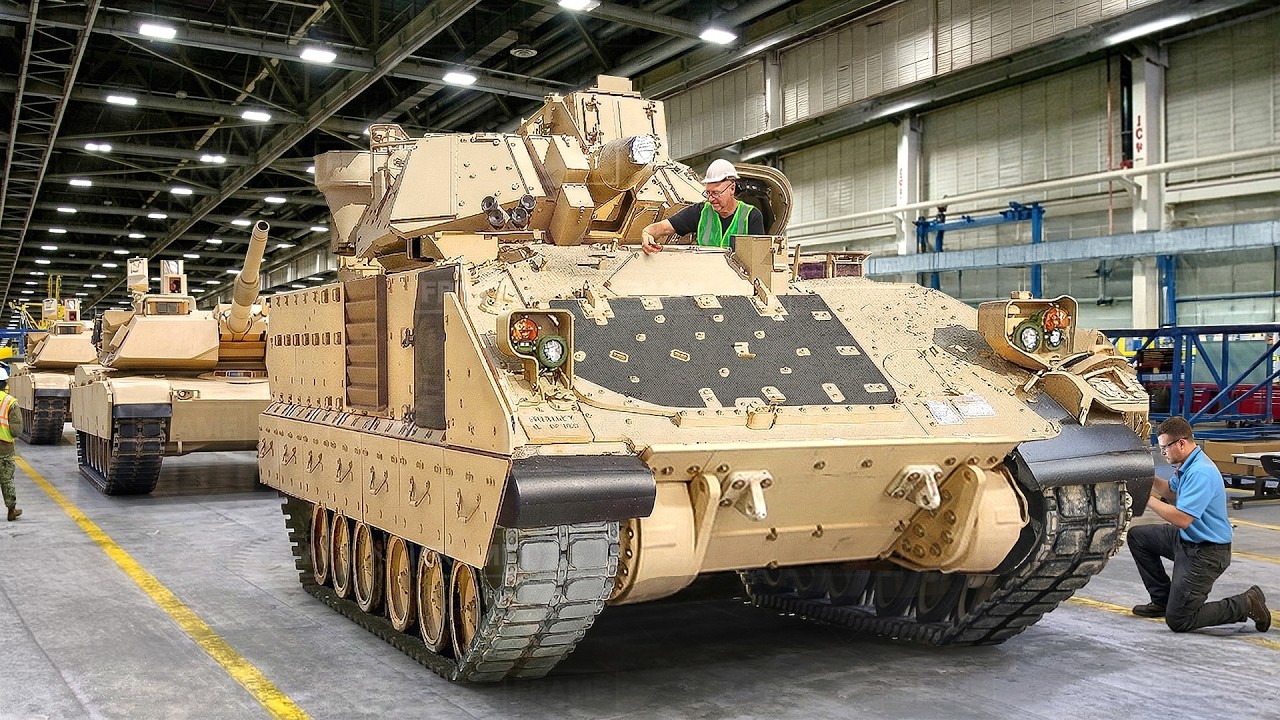 Inside Giant US Factory Rebuilding US Army's Best Armored Vehicles