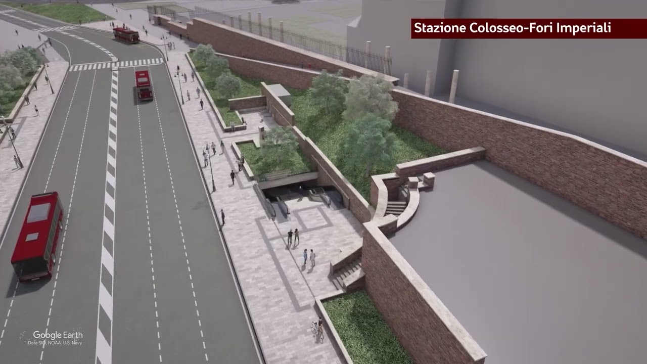 METRO C - Video 3D COLOSSEO ITA HD