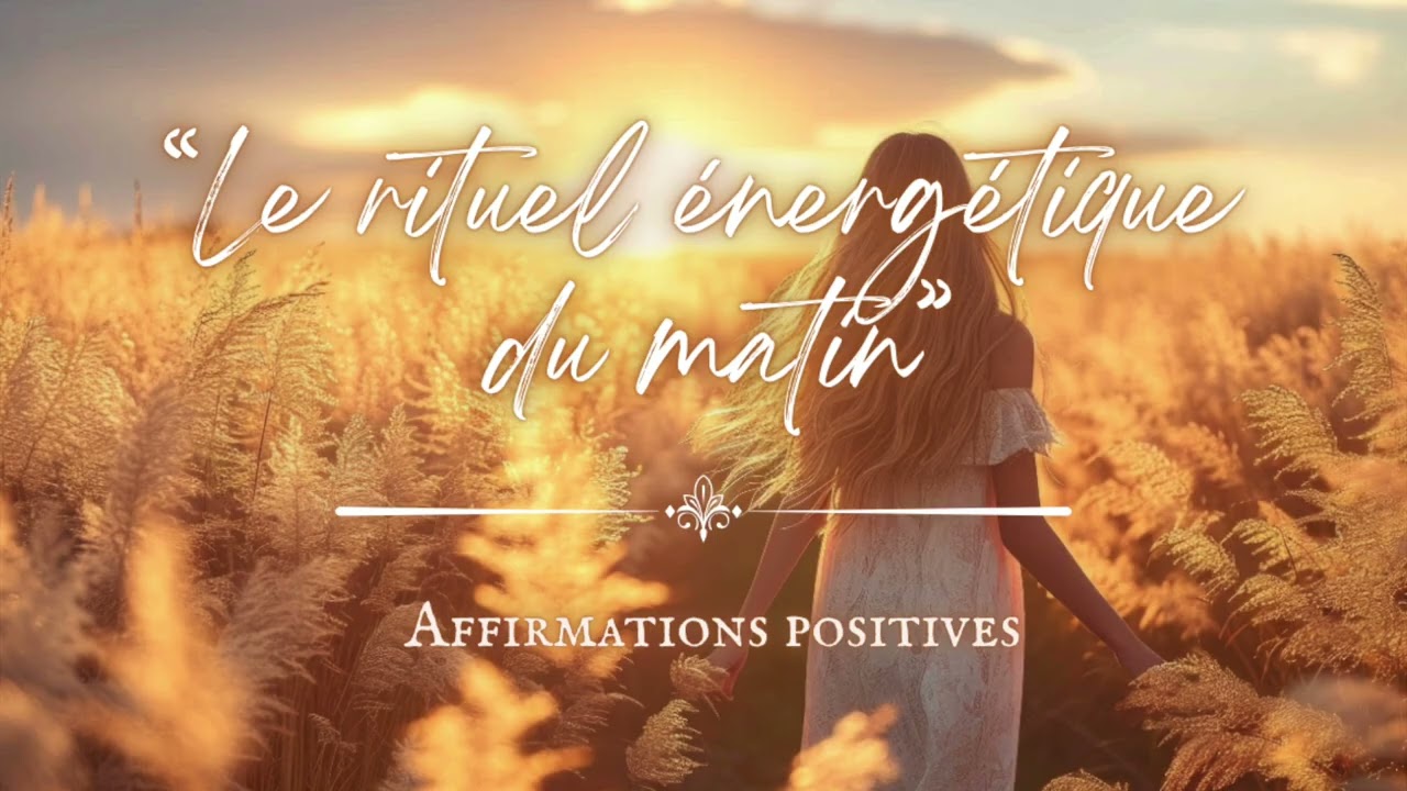 Le rituel énergétique du matin - Affirmations positives