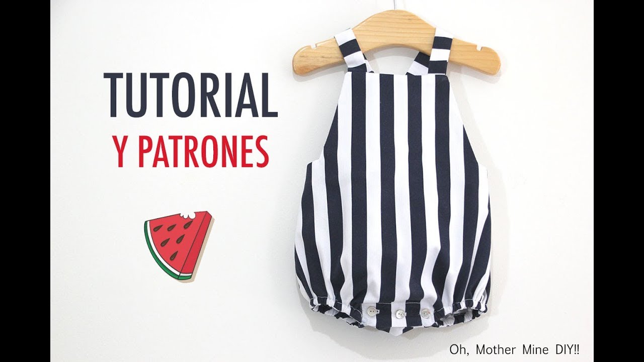 DIY Coser Peto Marinero para bebe (patrones gratis)